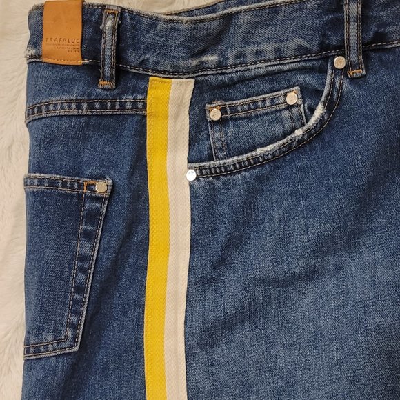 ZARA TRAFALUC Retro Sports Stripe Skirt - Picture 5 of 9